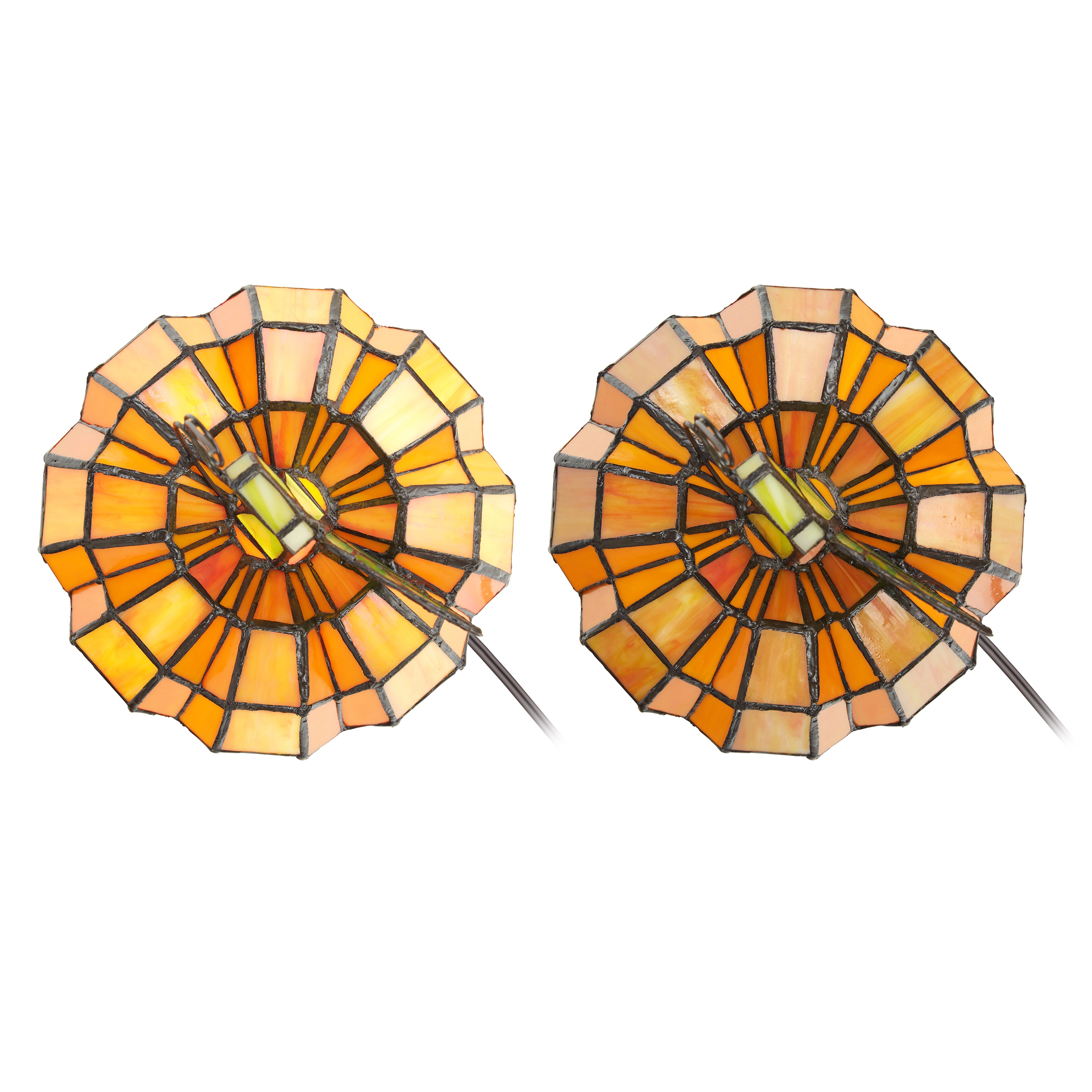 Tiffany pumpkin lamp on sale