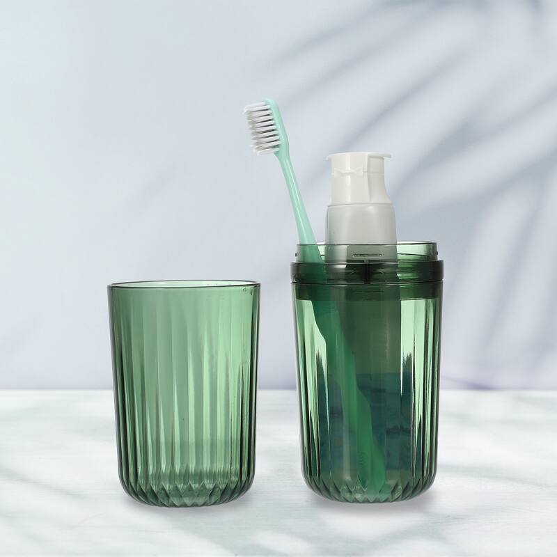 Clear Toothbrush Travel Case, PET, Lightweight Traveling Toothbrush Holders Case, 8.27"x2.76"