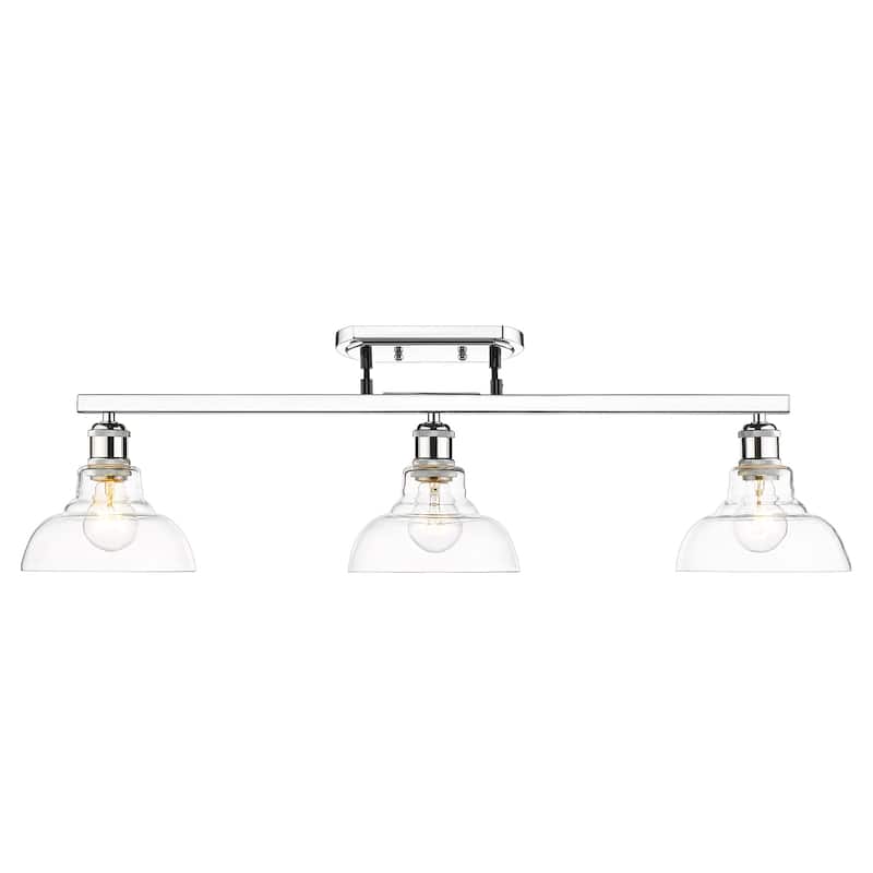 Carver 3 Light Semi-Flush