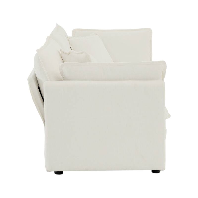 GDFStudio-Eudoxia Chenille Modular Loveseat