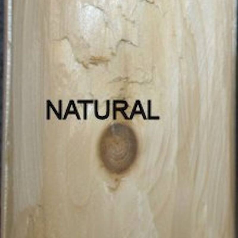 42" X 88" X 48" Natural Wood Twin Bed