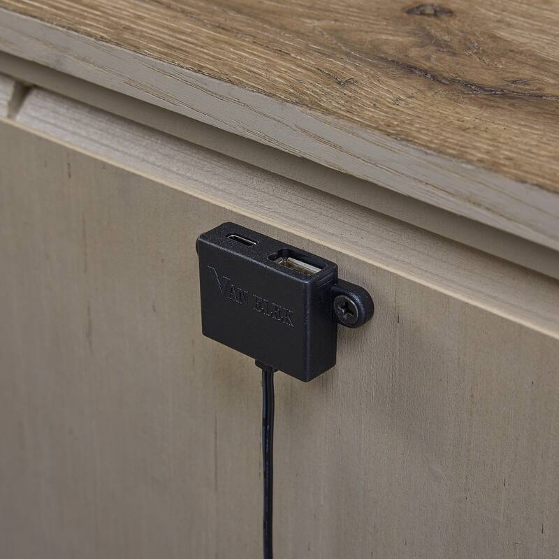 Right Nightstand in English Knotty Oak