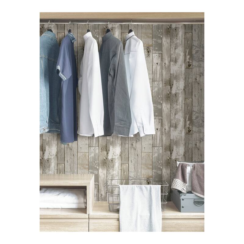 Driftwood Peel and Stick Wallpaper - 20.5 x 216