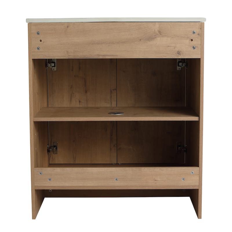 Bathroom Vanity With Sink In 24/30/36 Inch, Freestanding Bathroom Vanity With Soft Close Door and Adjustable Shelf