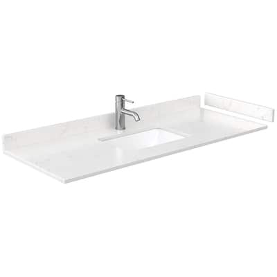Wyndham Collection 54" Single Vanity Top with Undermount Rectangular
