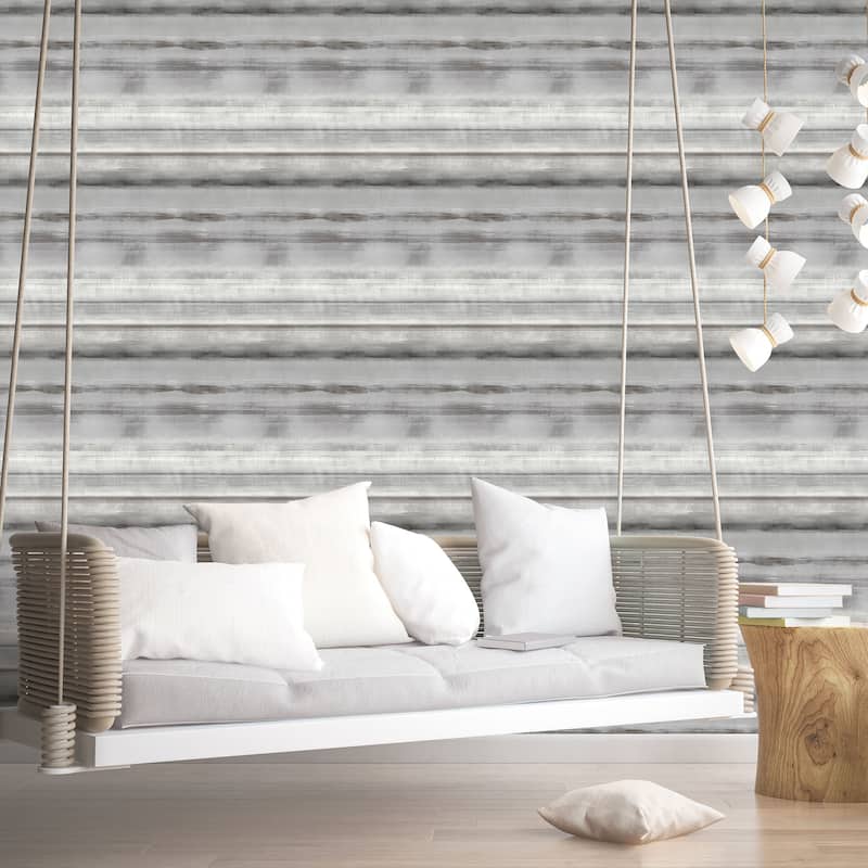 Galerie Wallcoverings Atmosphere Skye Stripe Non-woven Matte Wallpaper Roll