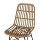 preview thumbnail 10 of 10, Assisi Wicker Dining Chairs (Set of 2) by Christopher Knight Home