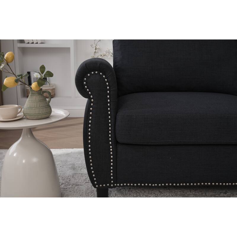 Sleeper Sofa Daybed, Pull Out Couch with Mattress, 3-in-1 Seater Upholstery Sectional Couches Convertible Sofa Bed