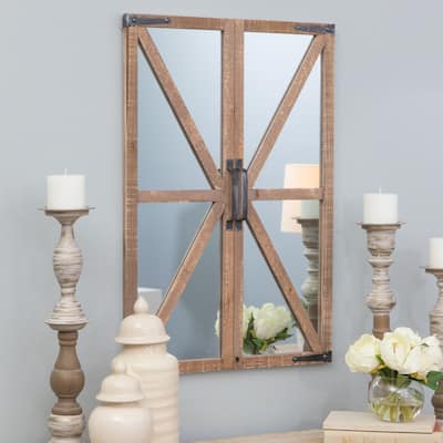 Walker Farmhouse Wall Mirror - 30"h x 20.5"w x 2"d