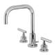preview thumbnail 14 of 19, Kingston Brass Manhattan 8 in. Widespread Bathroom Faucet