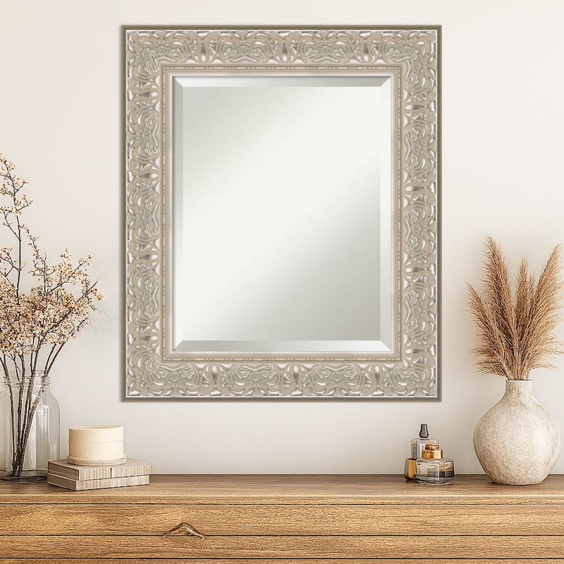 Luxe Beveled Framed Wall Mirror