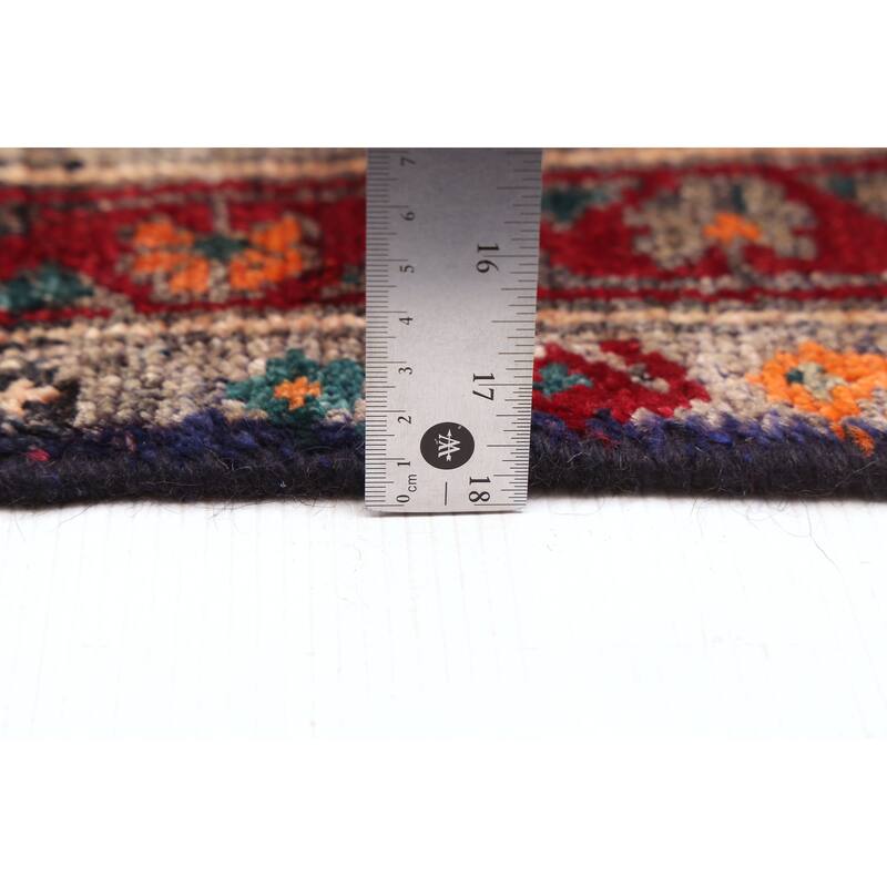 ECARPETGALLERY Hand-knotted Andelz Red Wool Rug - 4'0 x 7'7