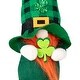 preview thumbnail 5 of 4, Plaid Gnome with Shamrocks St. Patrick's Day Decoration - 7"