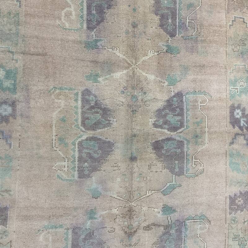 HERAT ORIENTAL Handmade Turkish Oushak Wool Rug - 4'11" x 10'5"