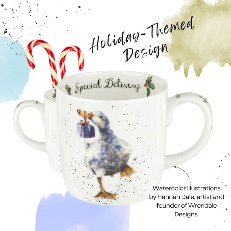 Royal Worcester Holiday Wrendale Designs 14 oz Mug