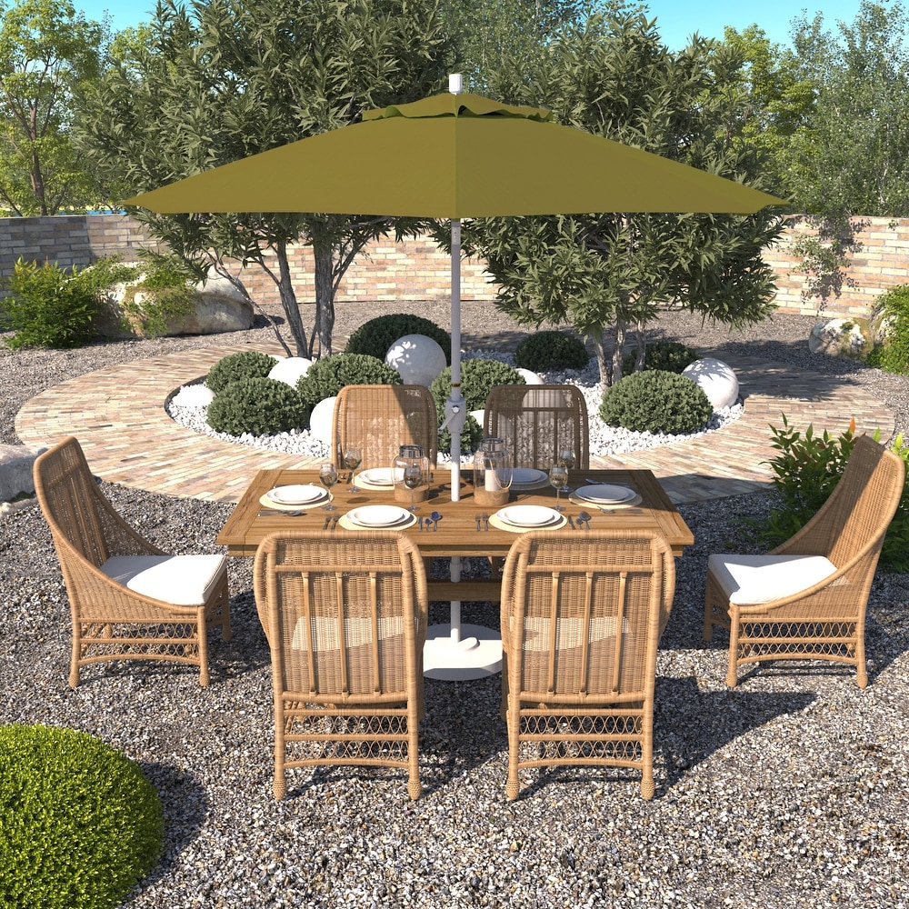 citrine patio umbrella 9 feet Treasure Garden 9ft button connector for hassle Shademaker Sirius 9' 9" Square