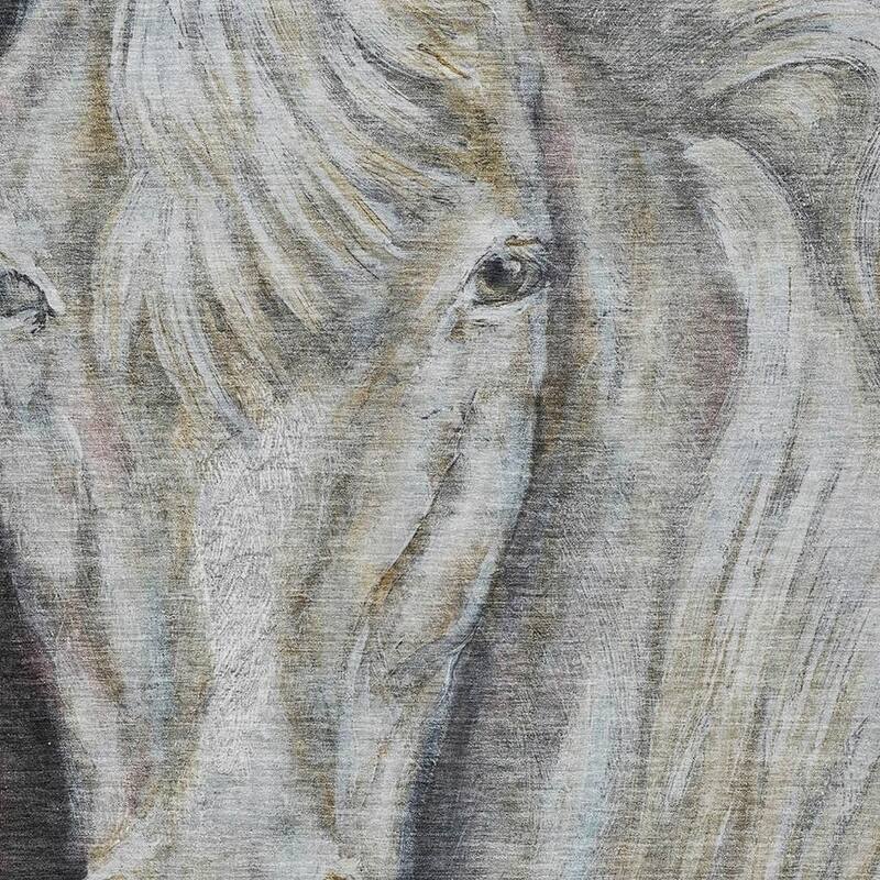 HomeRoots Animal Print Transitional Rectangle Outdoor Rug