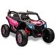 preview thumbnail 11 of 23, 24V 2 Seater Kids Ride on UTV Car, with Remote Control Pink