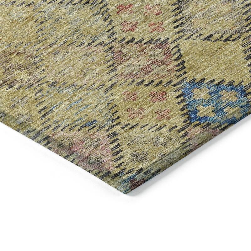 HomeRoots Geometric Transitional Rectangle Outdoor Rug