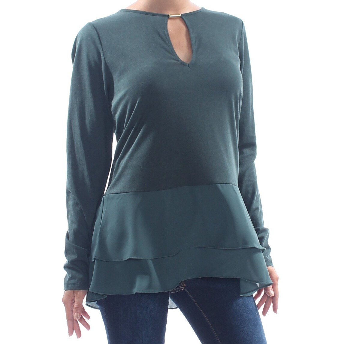 michael kors t shirt womens green