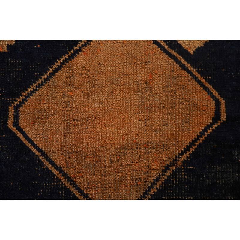 Geometric Lori Persian Antique Area Rug Handmade Wool Carpet - 4'3"x 7'0"