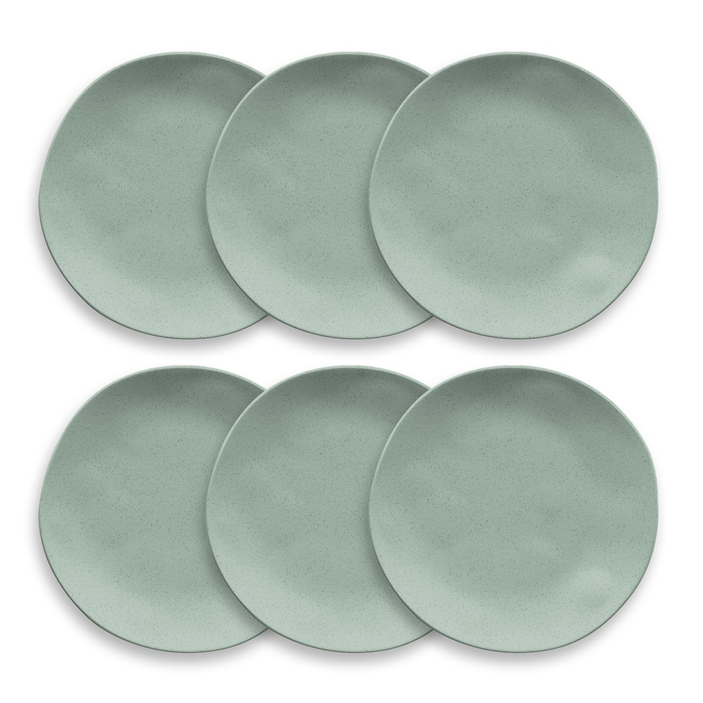 Abode Homewares by TarHong Organic Wheat PP Dinner Plate, 10.6", Set of 6