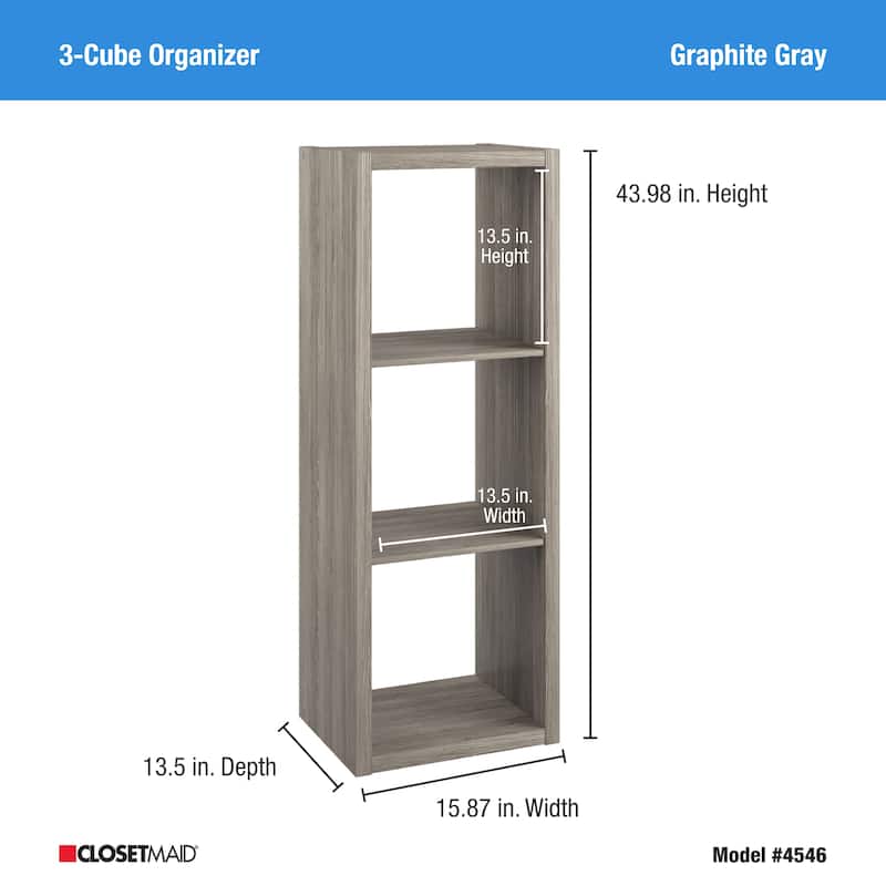 ClosetMaid 3-Cube Decorative Storage Organizer