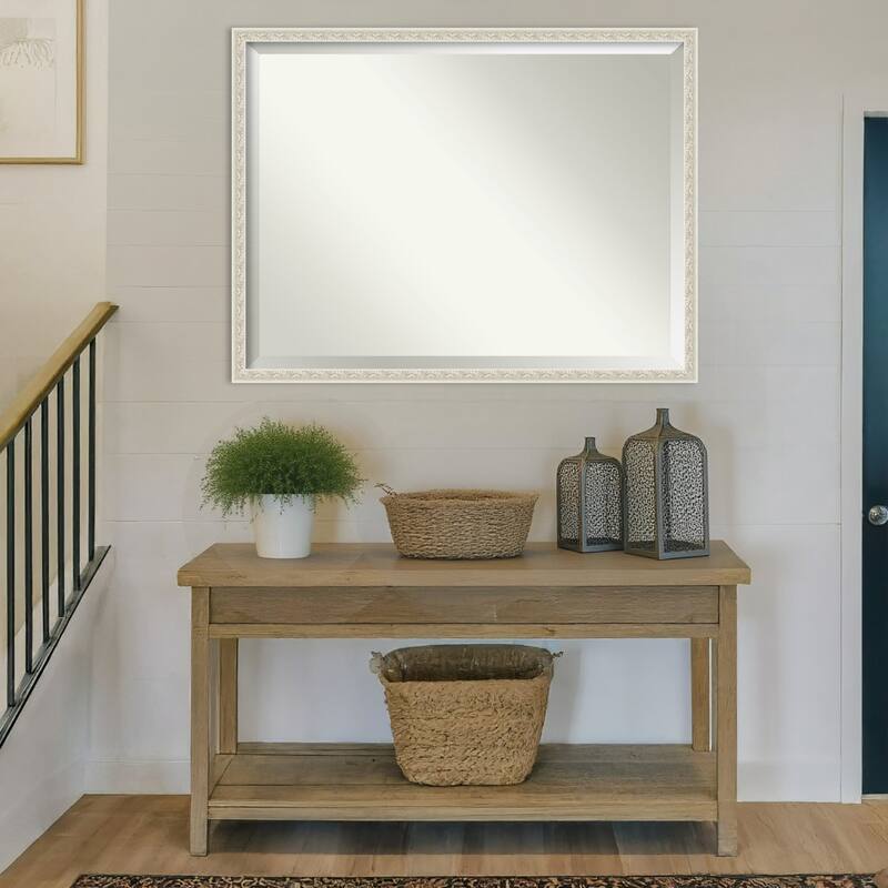 Bethany Beveled Wood Framed Wall Mirror