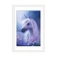 preview thumbnail 17 of 18, iCanvas "Unicorn Moon" by Bente Schlick White - 24x16x1