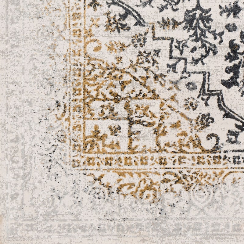 Livabliss Traditional Aisha Medallion Area Rug