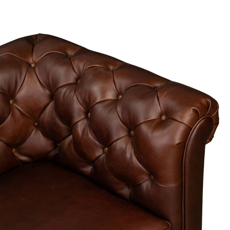 Poly & Bark Lyon Lounge Chair - Genuine Italian Leather