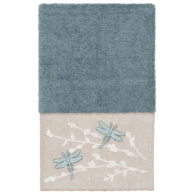 Authentic Hotel and Spa 100% Turkish Cotton Braelyn Embellished Hand Towel