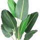 preview thumbnail 6 of 4, 5 Ft Artificial Tree Bird of Paradise Artificial Plant with Trunks Faux Plant Palm Tree - 6.3x6.3x60in