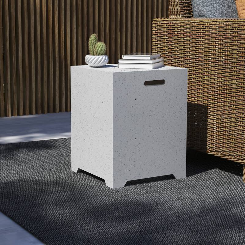 UPHA Outdoor/Indoor Square Magnesium Oxide Modern Tank Cover