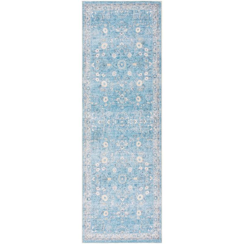 Livabliss Lavable Traditional Medallion Washable Area Rug