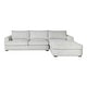 preview thumbnail 24 of 34, Reid 123 in. Left or Right Arm Facing Rectangular Sectional Sofa with Round Arms