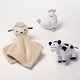 preview thumbnail 2 of 4, Lambs & Ivy Farm 3-Piece Infant/Baby Plush Toy Gift Set - Sheep, Cow, Chicken