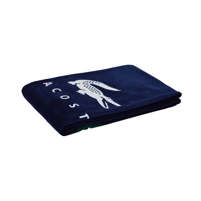 Lacoste Home Oversized 36"W x 72"L 100% Luxury Cotton Beach Towel - 36" x 72"
