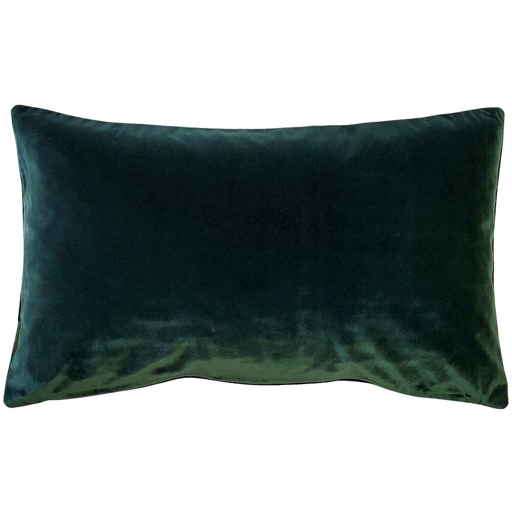 Green velvet throw pillow online