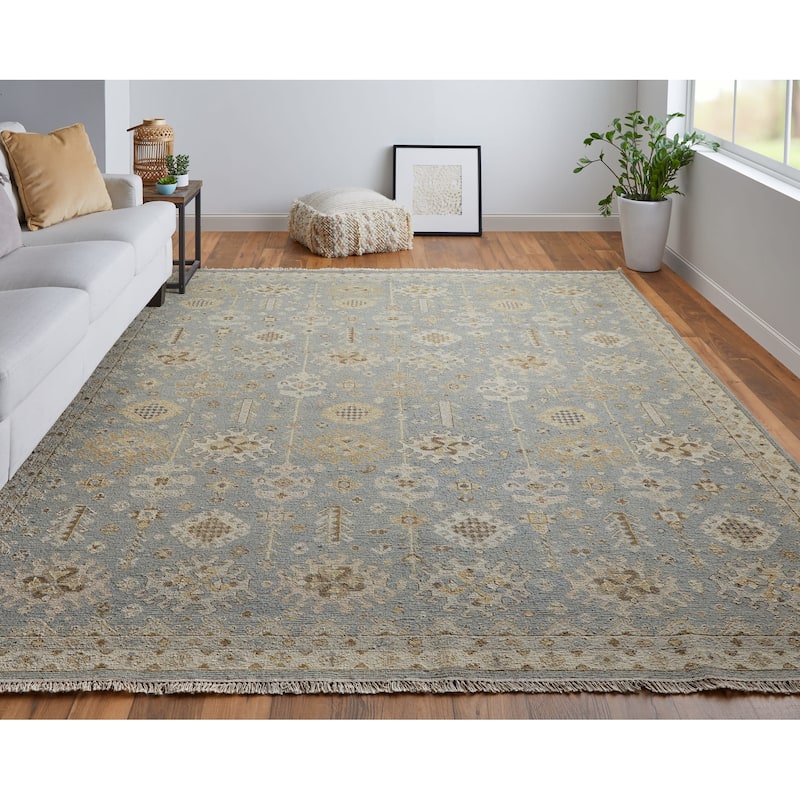 Grand Bazaar Aleska Hand Knotted Oriental Traditional Area Rug