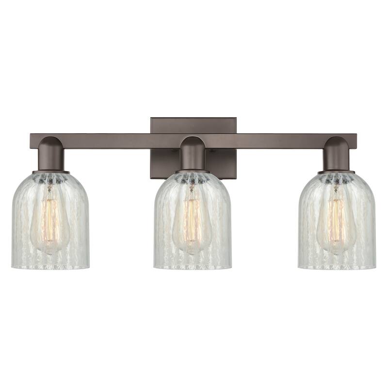 Innovations Lighting Endless Possibilities Arcadia - Caledonia - 3 Light 24" Bath Vanity Light - Mouchette/Oil Rubbed Bronze
