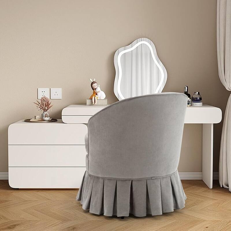 Mid Century Upholstered Cozy Accent Dining Chair for Bedroom, Living Room, or Dining Room