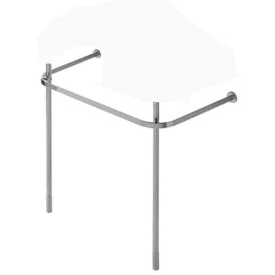 Duravit Happy D.2 Lavatory Console Legs - Sink Not Included