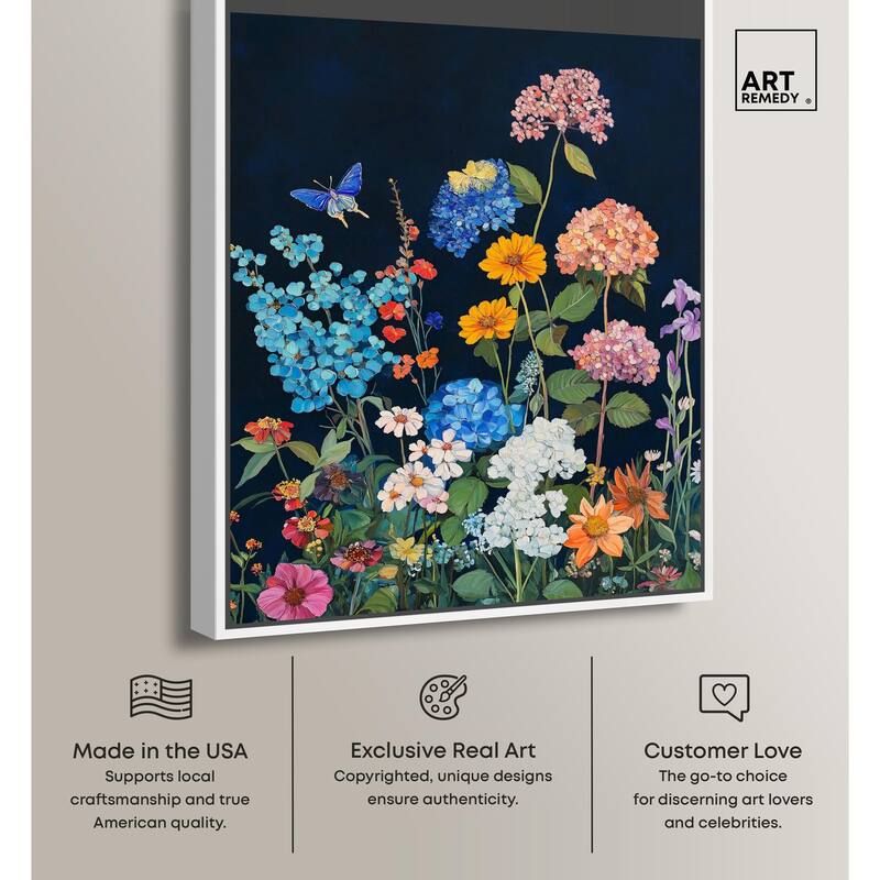 Twilight Blossoms II Canvas by Art Remedy
