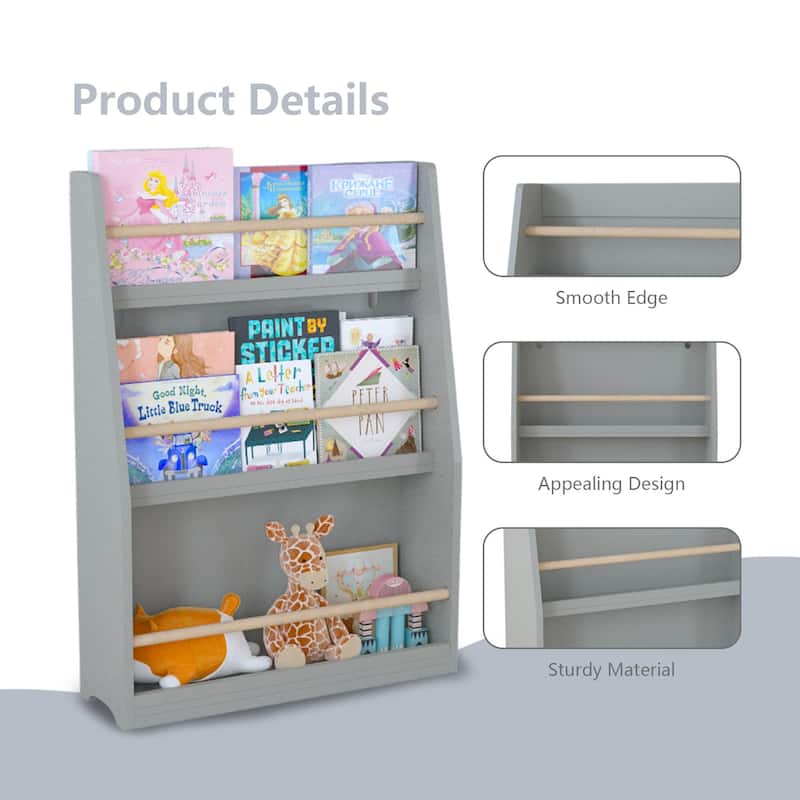 3 Tier Kids Book Shelf