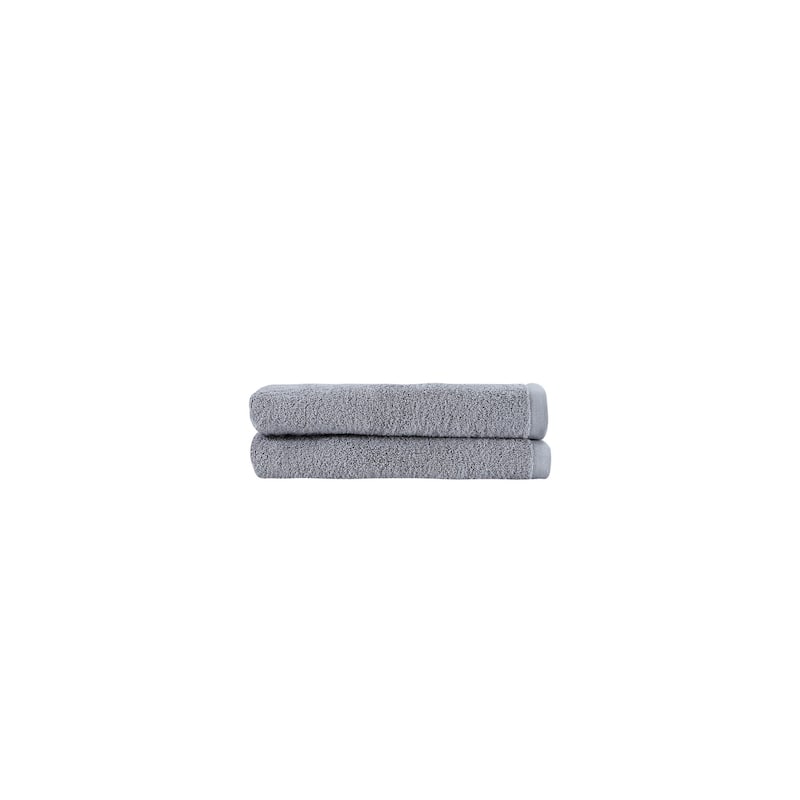Ozan Premium Home 100% Genuine Turkish Cotton Horizon Bath Towel (Set of 2)