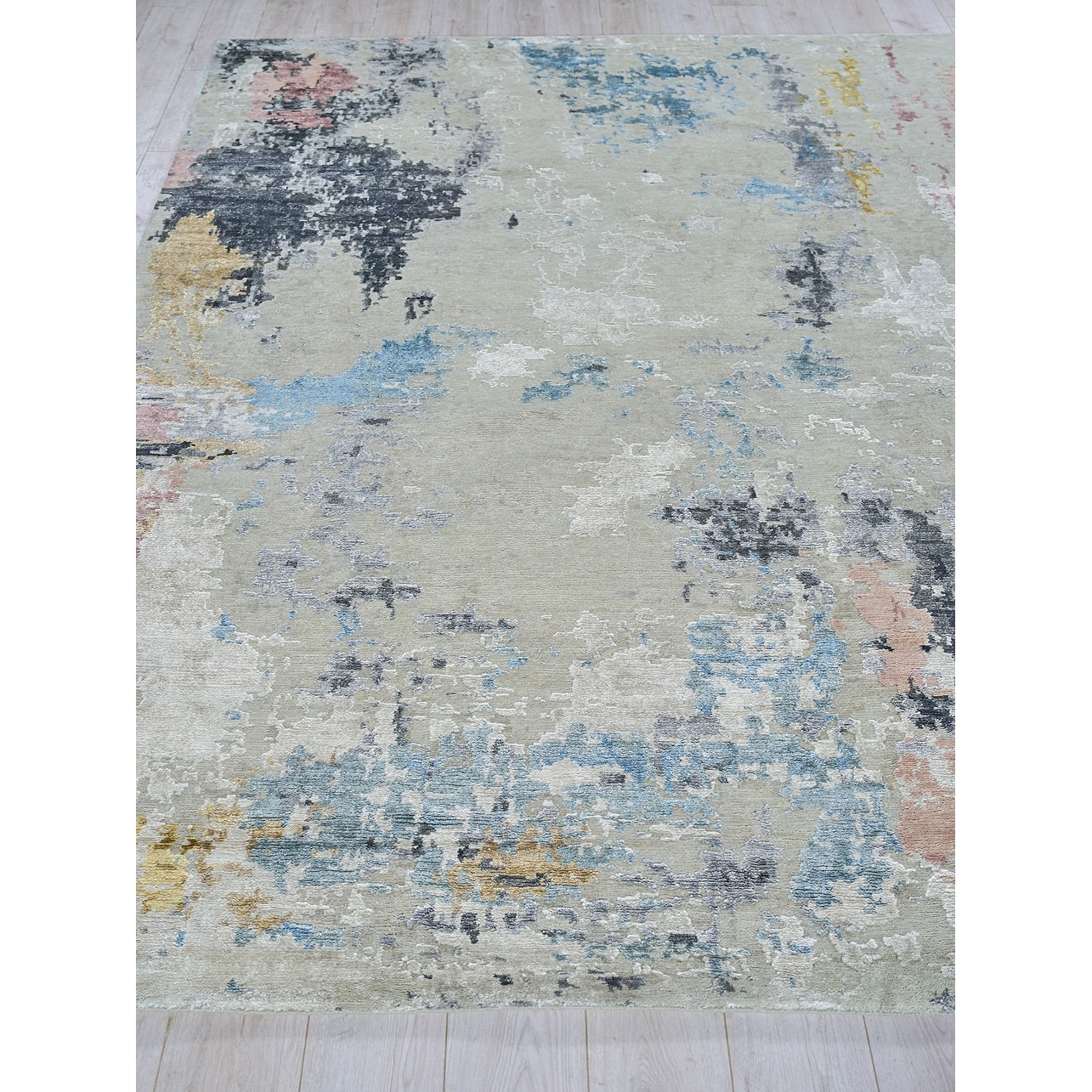 Matcha Handmade Abstract Area Rug On Sale Bed Bath & Beyond 20582898