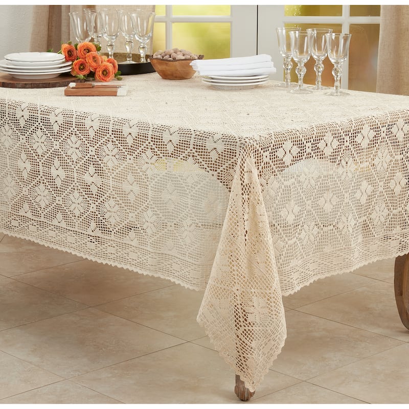 Delicate Crochet Tablecloth
