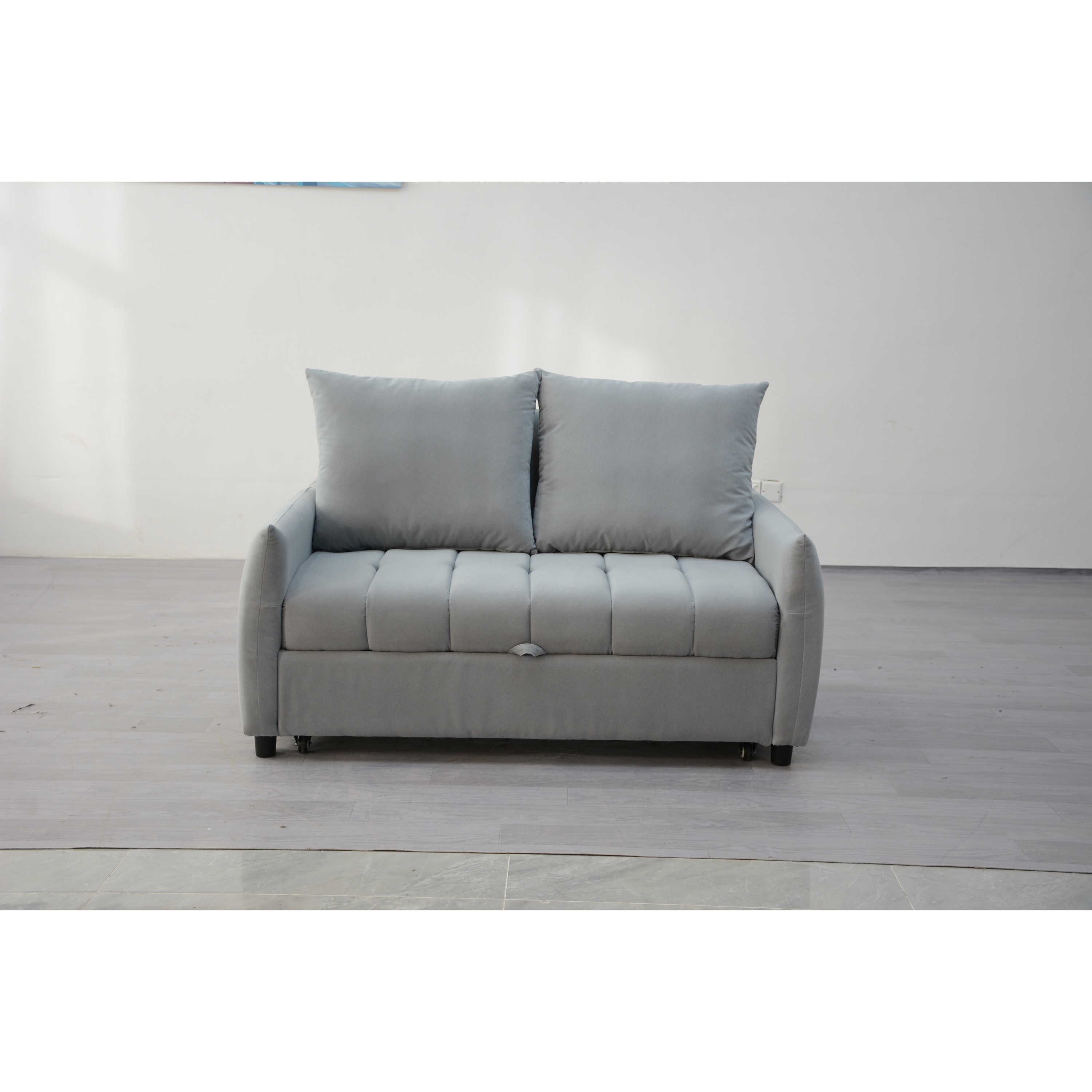 Simple Pull-Out Sofa Bed For Home Living Rooms With Lightweight Design