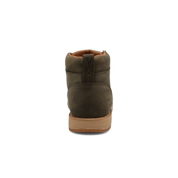 Twisted X Casual Boots Mens Wedge Sole Leather Olive MCAX001  display picture 1